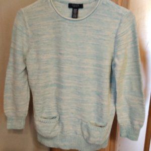 Chaps WOMEN'S LIGHT BLUE SWEATER